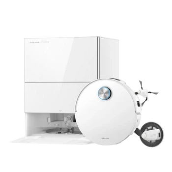 Робот-пилосос з вологим прибиранням Dreame X60 Pro Ultra Complete White