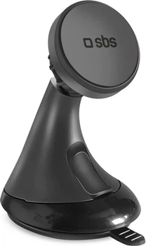Uchwyt samochodowy do telefonu SBS Magnetic car holder with Wide Line suction cup Black (TESUPPWINDWIDEK)
