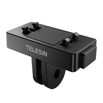 Магнитный быстросъемный адаптер TELESIN S7-JBK-06-TIS с двумя захватчиками для экшн-камер Insta360 Ace/Ace Pro/Ace Pro 2/ Insta360