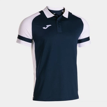 Поло длинное мужское Joma Lider 104489.332 M Navy-White (8447150969849)