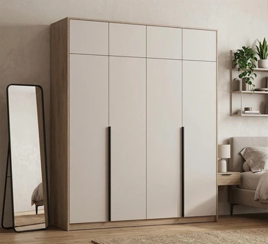 Шафа розпашна Ya.Ya.Mebli К-2.2 CS 1800×2600×550 Кашемір, Дуб Кремона Канноло