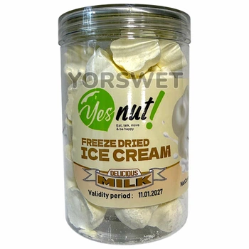 Сублімоване морозиво YesNut! Delicious Milk молочне у формі лапок 140 г (0010)