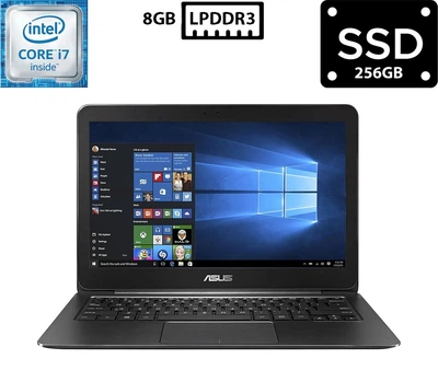 Ноутбук Asus Zenbook UX305U 13.3" IPS 1920x1080 Core i7-6500U 2.50GHz 8GB LPDDR3 SSD 256GB HD Graphics 520 Камера (ASZUX305UR8S256A) Б/У