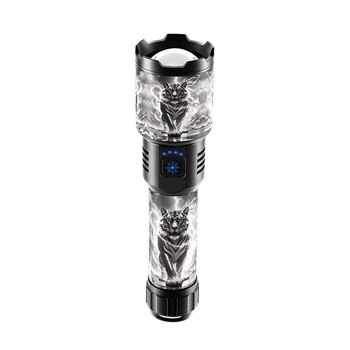 Фонарик аккумуляторный NEWVEW NV-K20-Tiger 5000mAh Black