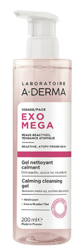 Żel do mycia twarzy A-Derma Exomega kojący 200 ml (3282770401165)