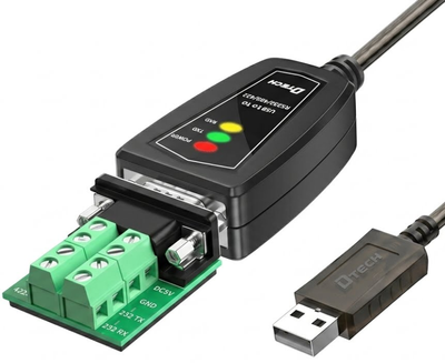 Кабель DTECH DT-5019C USB-COM-порт RS232/422/485 1 м
