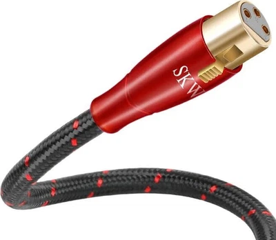 Аудиокабель SKW HC-09 XLR male — XLR female 1 м Red