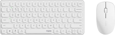 Комплект беспроводной Rapoo 9000S Wireless/Bluetooth White
