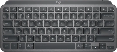 Logitech Master Series MX KEYS MINI, корпоративная коммерческая клавиатура, высококлассная ультратонкая клавиатура Magic Control для iPad, с беспроводным приемником, черная [Бонус к заказу]