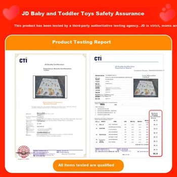 Килимок Ledi Baby XPE антибактеріальний для повзання складаний з окантовкою, 200x180x2см