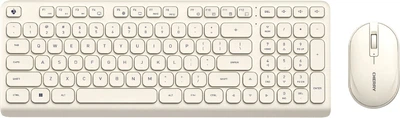 Комплект бездротовий CHERRY DW2380 Wireless 98-клавішний White