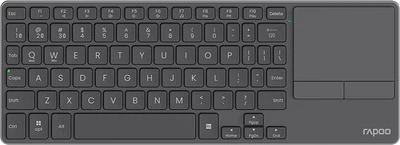 Клавиатура беспроводная Rapoo E900T Wireless/Bluetooth Dark Grey