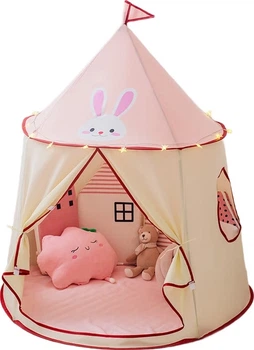 Намет дитячий Little Dove ігровий, рожевий кролик, юрта
