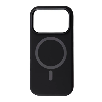 Силиконовый чехол Fibra OmniMag для iPhone 17 Pro, с MagSafe, черный