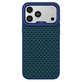 Противоударный чехол Kajsa Glamorous Collection Pyramid Pattern back case для iPhone 17 Pro Blue Plus