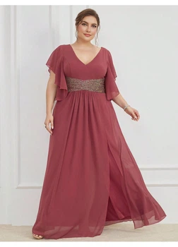 Cукня 4XL, вишневий (904490-5.1)