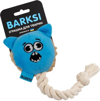 Іграшка для собак Barksi з пищалкою та канатом Кіт (2007033067046)