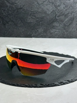 Сонцезахисні окуляри Oakley Sphaera OO9403 білі з лінзою Prizm Ruby, спортивний щиток, чоловічі,