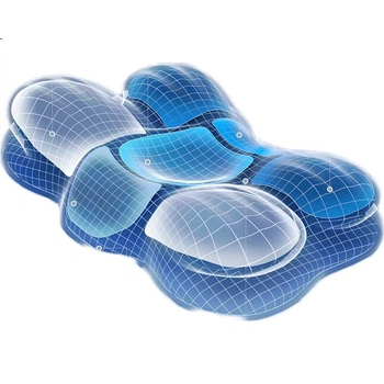 Mercury Home Textiles Deep Sleep Pillow Pro 3.0 Ергономічна подушка з піни з ефектом пам'яті для дорослих, підтримка шийного відділу хребта, снодійний засіб, форма подушки-метелика, висота 10 см