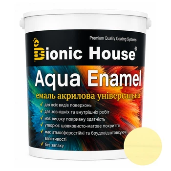 Фарба-емаль для дерева Bionic-House Aqua Enamel 10л Цитрус