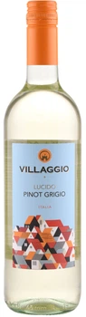 Вино Villaggio Pinot Grigio Lucido IGT Sicilia  біле сухе 0.75 л 12% (8002153228623)
