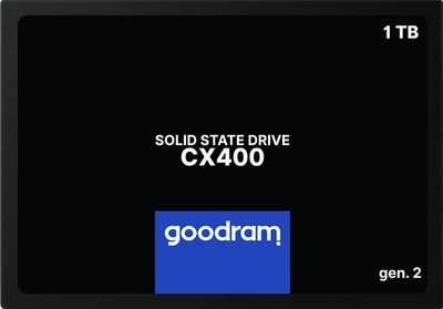 SSD диск Goodram CX400 Gen.2 1TB 2.5" SATAIII 3D NAND QLC (SSDPR-CX400-01T-G2)