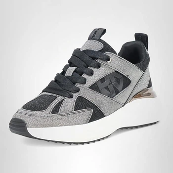 Женские кроссовки DKNY Zofi Lace Up Sneakers 38 черные (K4486774)