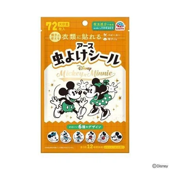 Наклейки от насекомых ароматические Mickey & Minnie Earth Pharmaceutical, 72 шт