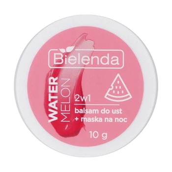Нічна бальзам-маска для губ Bielenda Lip Care Sleeping Mask Кавун 10 г (5902169051587)