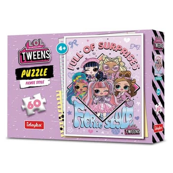 Пазл Ідейка L.O.L. Surprise! Tweens Fierce Style, картонний, 60 елементів, 32×23 см Идейка (LP60-003)