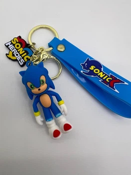 Брелок Їжак Сонік Sonic 6 см - силіконовий брелок для ключів сумки та рюкзака (3001135)