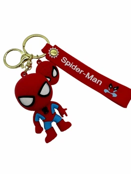 Брелок Людина Павук Marvel 6 см - Spider Man силіконовий брелок для ключів сумки та рюкзака Спайдермен (3001010)