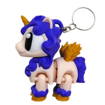 3D Брелоки CUTE UNICORN / Милый ЕДИНОРОГ, Keychain, 3D печать OYTOY 03002100