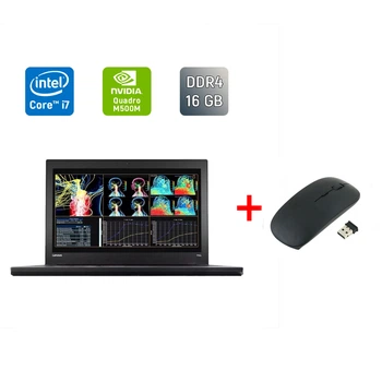 Мобильная рабочая станция Lenovo ThinkPad P50s / 15.6" (1920x1080) IPS / Intel Core i7-6500U (2 (4) ядра по 2.5 - 3.1 GHz) / 16 GB DDR4 / 256 GB SSD / nVidia Quadro M500M, 2 GB DDR3, 64-bit / WebCam / Fingerprint / Windows 10 б/у + Подарунок Мышь / USB