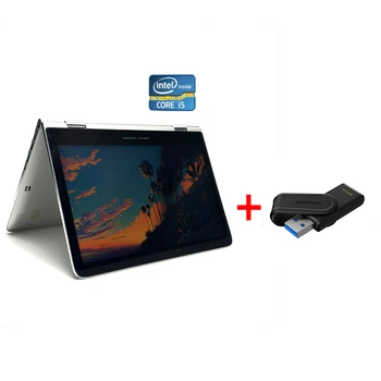 Ультрабук-трансформер Б-класс HP Spectre Pro x360 G2 / 13.3" (1920x1080) IPS / Intel Core i5-6200U (2 (4) ядра по 2.3 - 2.8 GHz) / 8 GB DDR4 / 256 GB SSD / Intel HD Graphics 520 / WebCam / Win 10 Pro б/у + Подарок Флеш-накопитель Kingston 64GB
