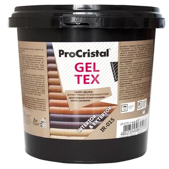 Лазурь для дерева ProCristal GelTex ИР-015 палисандр 0.8 л
