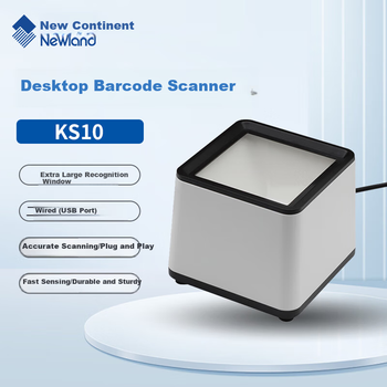 Платежный терминал Newland NLS-KS10 с QR-кодом, стационарной сканирующей платформой, экраном-сканером, считывателем штрихкодов, сканированием через большое окно, голосовым оповещением.