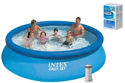 Intex Басейн наливний фільтр-насос, розміром 366х76см, об'єм: 5621л, вага: 15,15кг