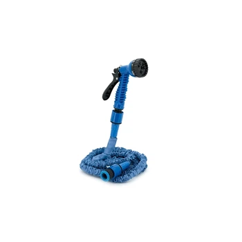 Поливочный шланг Voltronic KY-75B, 2,5-7.5м/25ft, + распылитель, насадка на кран, Blue, Box (KY-75B)