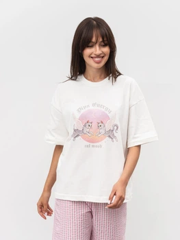 Футболка "Дива" ROMASHKA Белый+, One Size, 20385