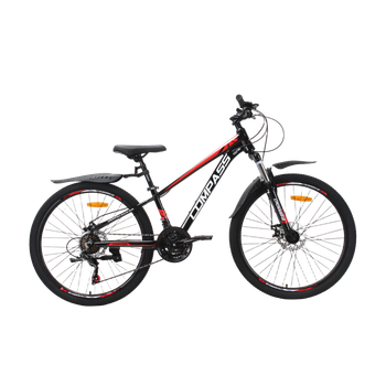 Велосипед CrossBike 26" Compass 2026 Рама 12.5" black-red