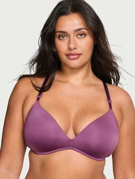 Бюстгальтер с Push-up с косточками хлопковый Victoria's Secret 237883783 34C Фиолетовый (1159864219)