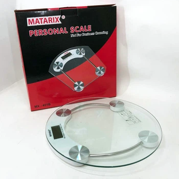 Весы электронные напольные MATARIX MX-451A 180 кг круглые, весы для взвешивания людей 5160680