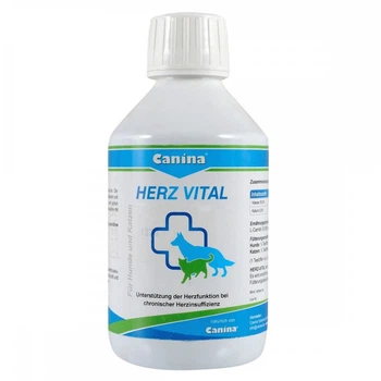 Мінеральний комплекс Canina Herz Vital для собак та котів для підтримки серця 250 мл