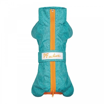 Комбинезон для собак Pet Fashion Rain бирюзовый демисезонный из полиэстера размер XS
