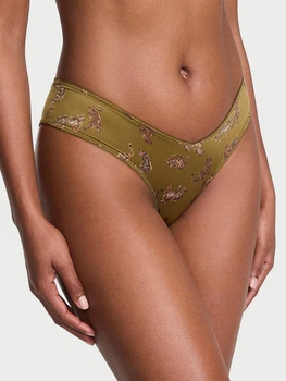 Трусики бразилиана женские Victoria's Secret 274338995 XL Зеленые (1159864313)