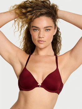 Бюстгальтер с косточками Victoria's Secret 382261317 36D Бордовый (1159863808)