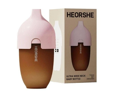 Бутылочка антиколиковая HEORSHE - Pink, 240 мл