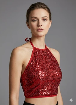 Топ SHEIN L Красный sz231009630406844