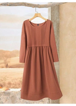 Плаття SHEIN ХXL Коричневий sz2408235578461510
